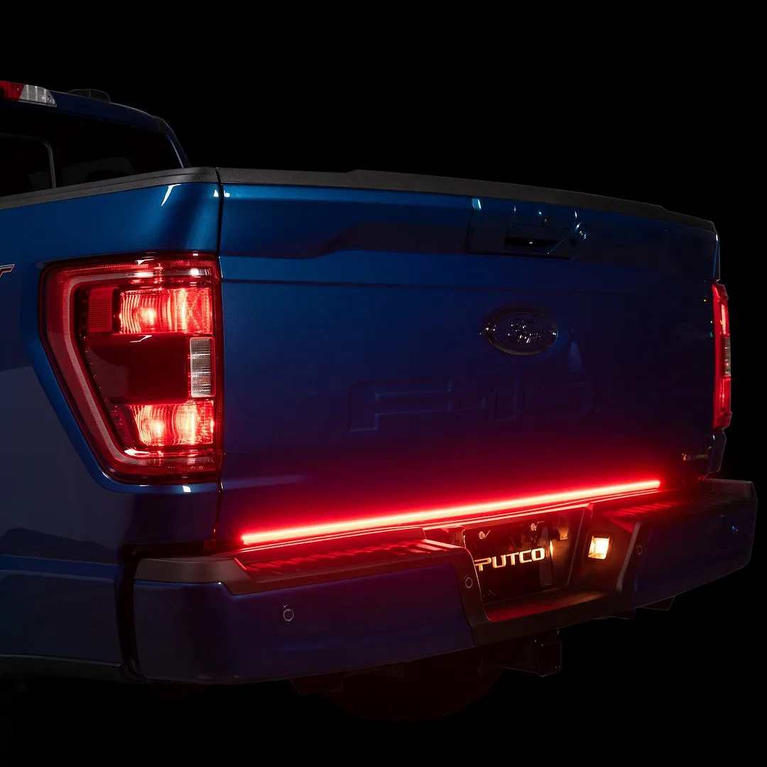 9201960-18 – PUTCO Tailgate Light, 60 Inch Flexible Light Bar Red Brake/ Red Running/ Red Hazard/ Amber Turn Signals ...